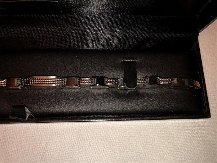 BRACCIALE UOMO IN ACCIAIO CON EMATITE