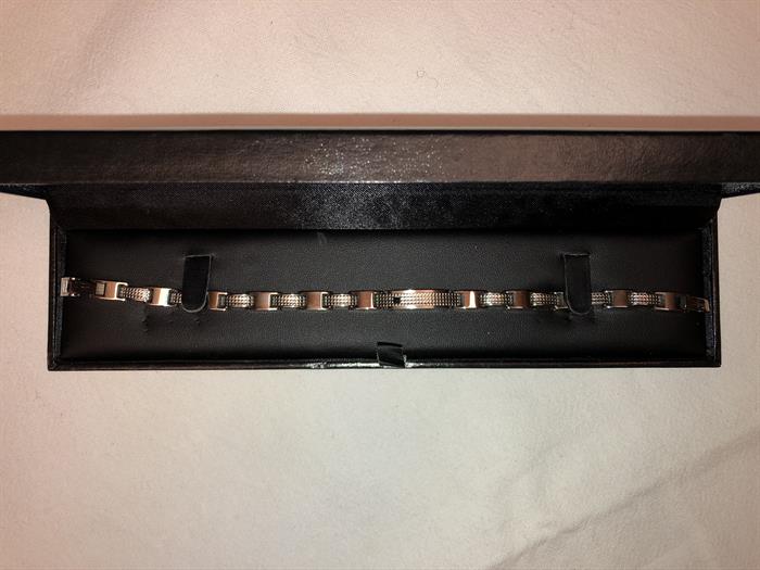 BRACCIALE UOMO IN ACCIAIO CON EMATITE 6